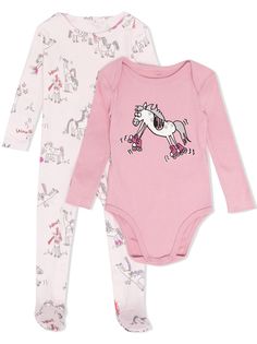 Stella McCartney Kids комплект для новорожденного с принтом