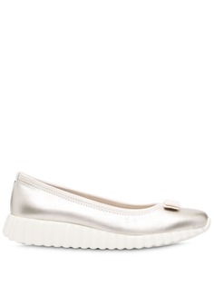 Salvatore Ferragamo балетки Vara Bow на платформе