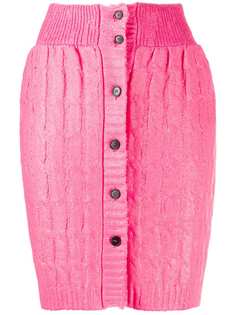 MSGM мини-юбка фактурной вязки