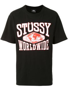 Stussy футболка с графичным принтом