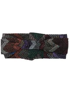 Missoni повязка на голову с узором шеврон