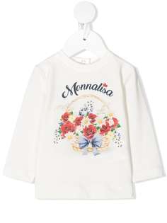 Monnalisa футболка с принтом