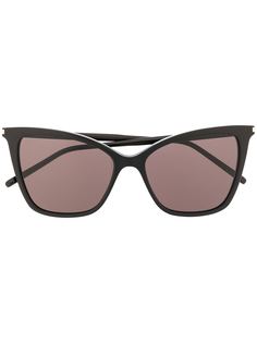 Saint Laurent Eyewear солнцезащитные очки SL384 в оправе кошачий глаз