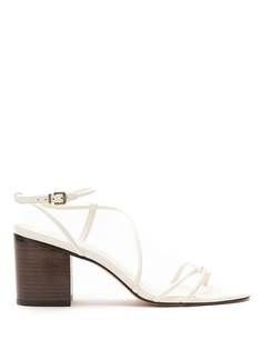 Nk leather high heel sandals НК