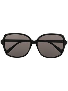 Bottega Veneta Eyewear солнцезащитные очки в массивной оправе