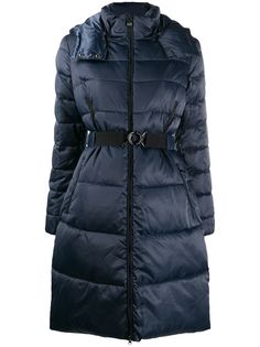 Ea7 Emporio Armani пуховик с поясом