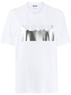 MSGM футболка с логотипом