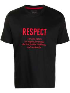 Kiton футболка с надписью