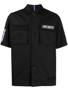 McQ Swallow рубашка с короткими рукавами и логотипом