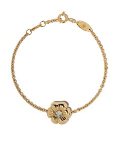 Aurelie Bidermann браслет Bouquet из желтого золота с топазом