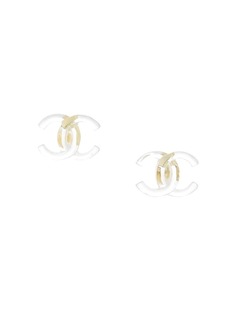 Chanel Pre-Owned серьги 2002-го года с логотипом CC