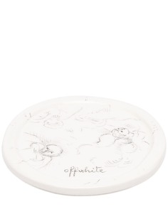 Off-White керамическая тарелка Art