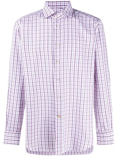 Kiton рубашка в клетку