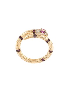 Apm Monaco серебряное кольцо в виде змеи