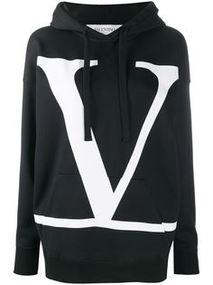 Valentino худи с логотипом VLogo