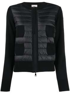 Moncler кардиган с дутыми вставками