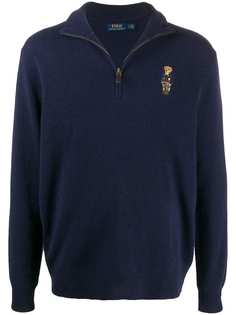 Polo Ralph Lauren вязаный джемпер с нашивкой