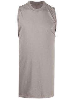 Rick Owens DRKSHDW длинный топ из джерси без рукавов