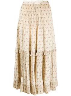 Polo Ralph Lauren плиссированная юбка с цветочным принтом