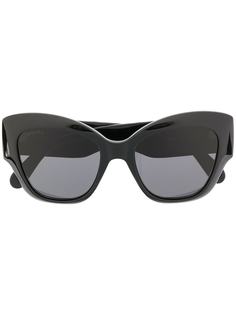 Gucci Eyewear солнцезащитные очки в массивной оправе