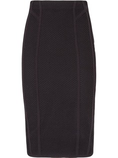 Fendi фактурная юбка-карандаш