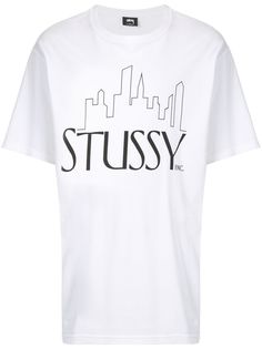 Stussy футболка с принтом