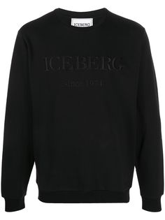 Iceberg толстовка с круглым вырезом и вышитым логотипом