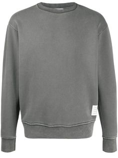 Thom Browne толстовка с нашивкой-логотипом