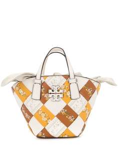 Tory Burch маленькая сумка-шопер McGraw с цветочным узором