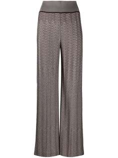 Missoni трикотажные брюки с узором