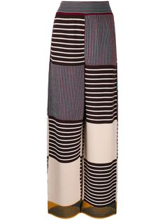 Missoni полосатые брюки с завышенной талией