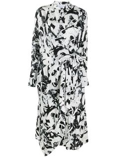 Christian Wijnants abstract print dress