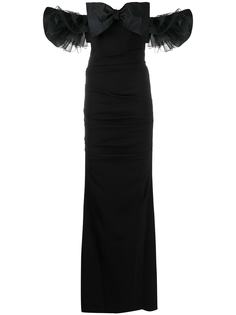 Elisabetta Franchi платье Bow Carpet