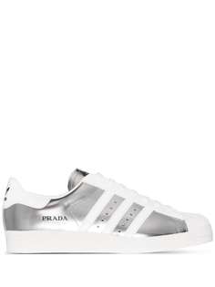 adidas кеды с эффектом металлик из коллаборации с Prada