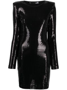 Love Moschino декорированное платье