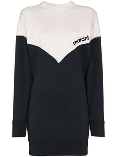 Isabel Marant Étoile платье-толстовка Heloyae с логотипом
