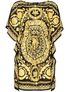 Versace кафтан с принтом Baroque