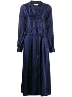 Tory Burch платье в полоску с кулиской