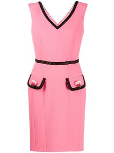 Moschino платье с контрастными полосками
