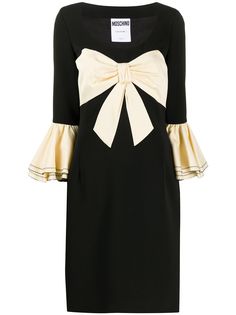 Moschino платье с крупным бантом