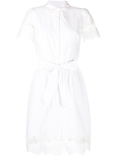 Lauren Ralph Lauren платье-рубашка с кружевом