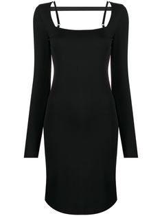 Helmut Lang платье с квадратным вырезом
