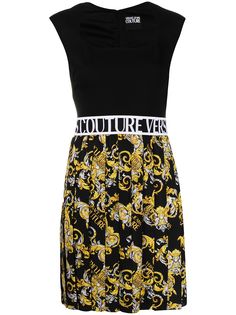 Versace Jeans Couture платье с принтом Baroque и логотипом