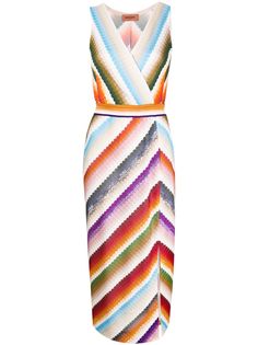 Missoni платье без рукавов с запахом