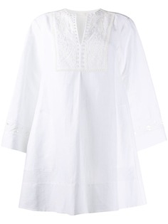 Chloé платье-трапеция с вырезами