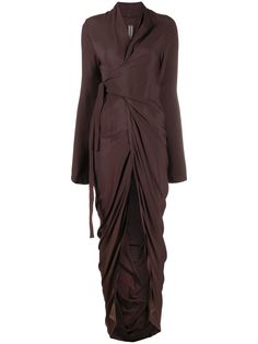 Rick Owens драпированное платье