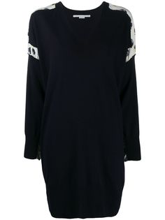 Stella McCartney платье с принтом на окантовке