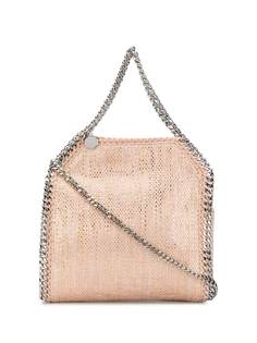 Stella McCartney мини-сумка через плечо Falabella с эффектом металлик