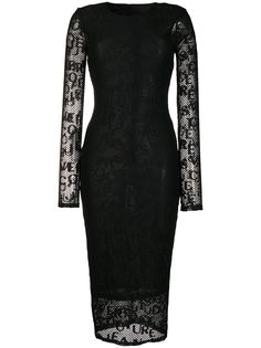 Versace Jeans Couture облегающее платье с логотипом
