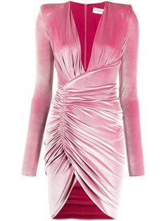 Alexandre Vauthier платье асимметричного кроя со сборками